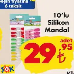 SİLİKON MANDAL 10’LU SİLİKON MANDAL 10’LU